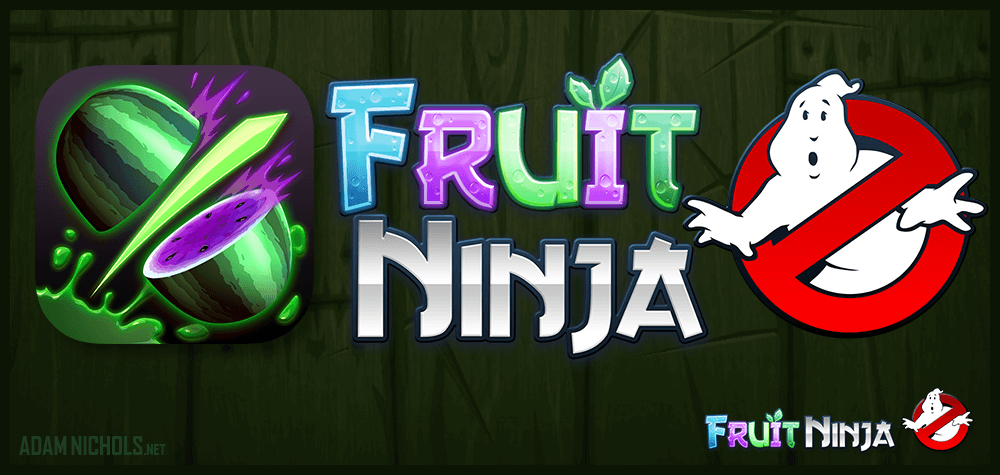 Fruit Ninja Ghostbusters - Game Icon and Game Logo variant