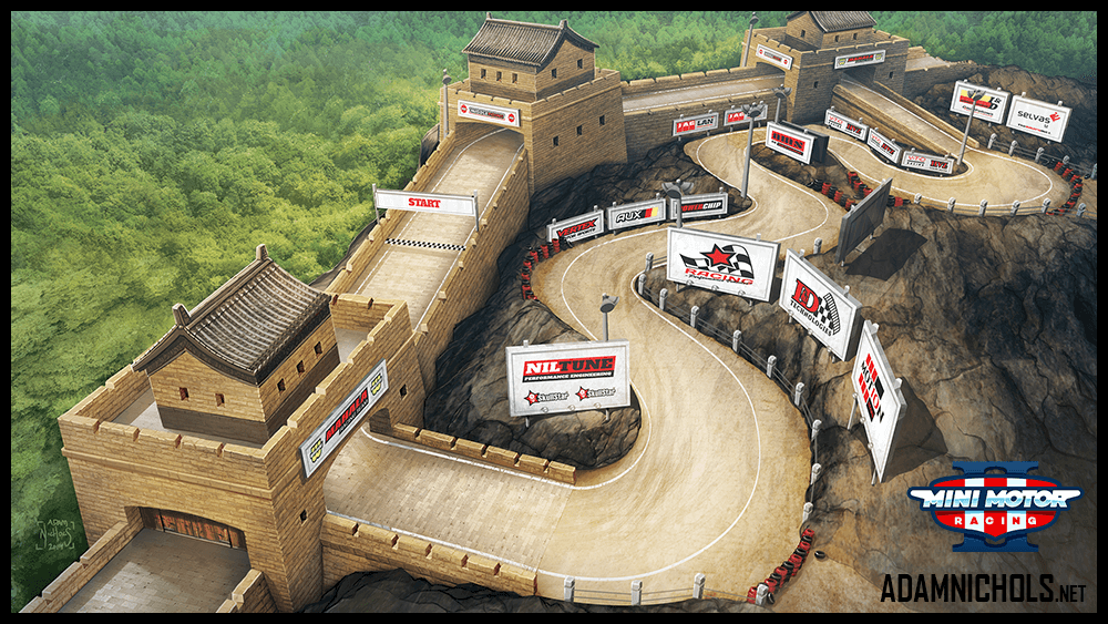 Mini Motor Racing 2 Track Concept Great Wall